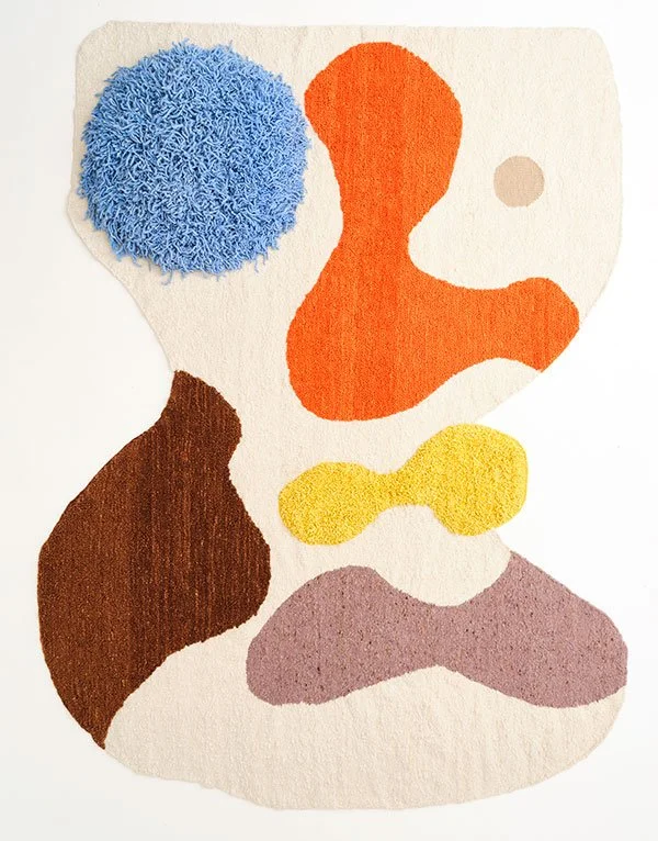 Nwa’Ntlhohe (Pure Beauty) Karakul wool, mohair 500 x 375 x 30 cm
