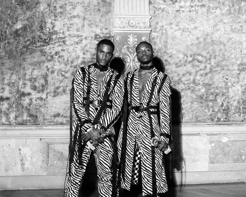  WOLKOFF AND WICKID FROM THE HOUSE OF GARÃ§ON WITH THE GRAND PRIZE FOR TAG TEAM ALL AMERICAN RUNWAY AT THE UNITED STATES OF AFRICA BALL PT.III 