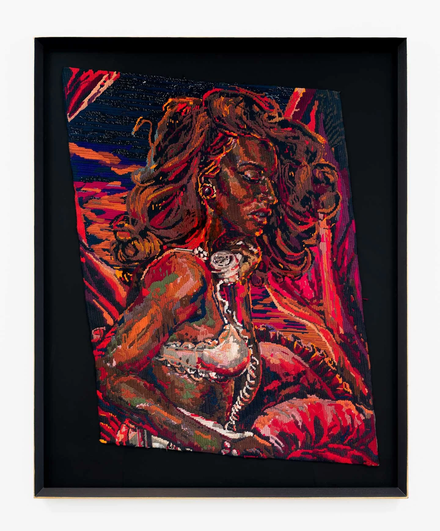 CLYTEMNESTRA 2020 Wool and thread on tapestry canvas